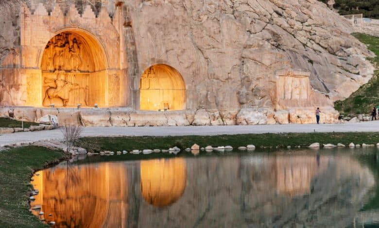 Taq-E Bostan, The Greatest Construction In Kermanshah 1 Taq – E Bostan, Kermanshah, Iran