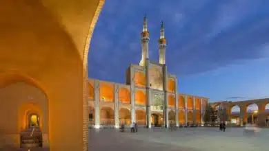 Iran, Yazd City, Amir Chakhmag Mosque and square