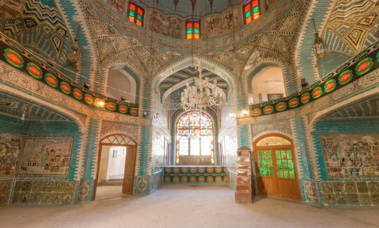 Moaven Al-Molk Tekyeh: Sacred Rituals In Color 1 Decorative Dome Of Tekyeh Moaven Al Molk, Kermanshah
