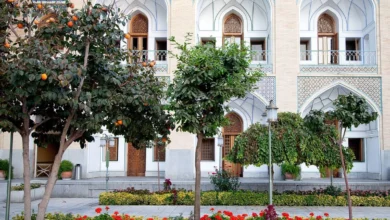 Hotel Abbasi, Persischer Garten In Isfahan, Iran