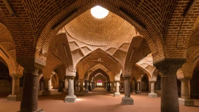 Inside The Jameh Mosque, Tabriz, Iran