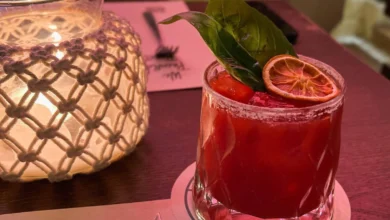 Teheran, Iran Th June, A Non Alcoholic Cocktail Is Served In A Restaurant In The Capital Tehran