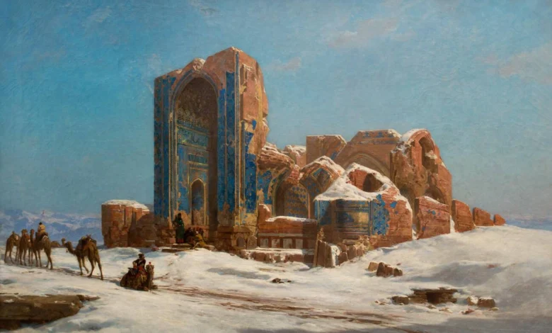 Where Is Persia? Exploring The Heart Of Ancient Iran 1 The Blue Mosque In Tabriz, In Persia Oil On Canvas Th Century Collection