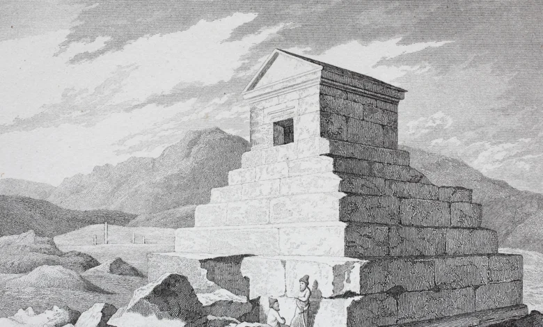 When And Why Did Persia Become Iran? 1 The Grave Of Saints Cyrus, Persia, Iran, Digital Improved Reproduction Of An Historical Image From The Year