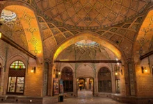 Hall, Qazvin Bazaar In An Ancient Caravanserai, Qazvin, Iran