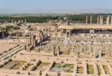 Ruins of Persepolis, City of Persian in ancient Achaemenid Empire